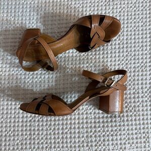 Vicenza Leather Heeled Sandals